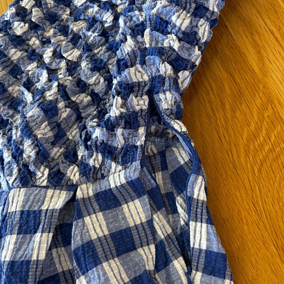 Free People Untitled In Motion Annah Dress XS checkered gingham - Picture 7 of 7